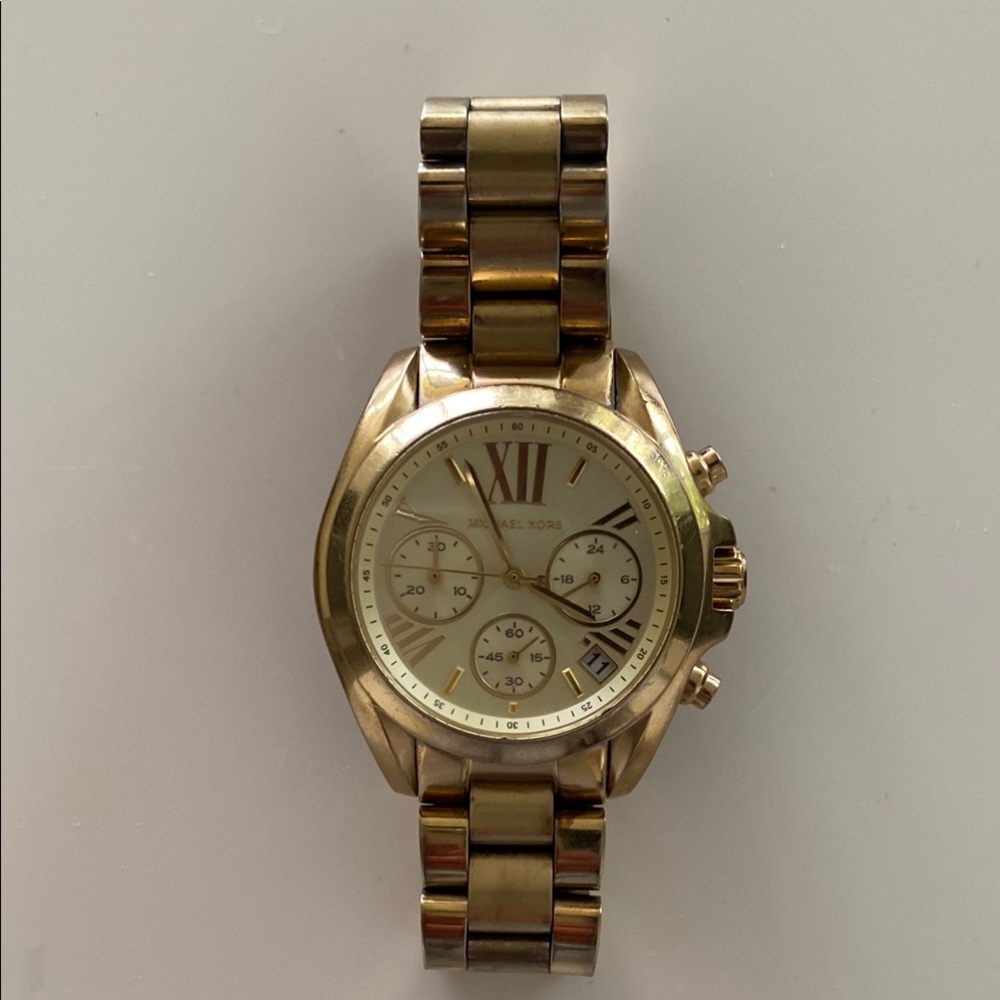 Michael Kors Bradshaw Chronograph Gold-Tone Women's Watch MK5798